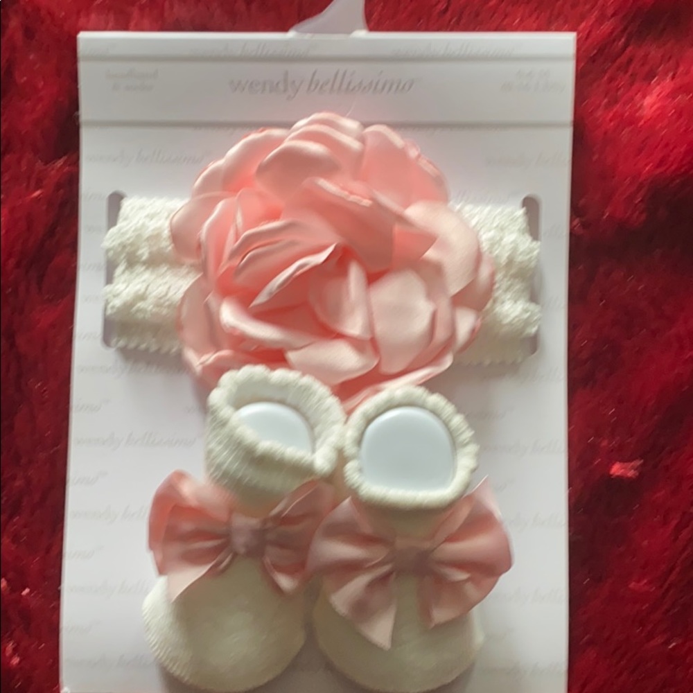 Baby Headband and Booties